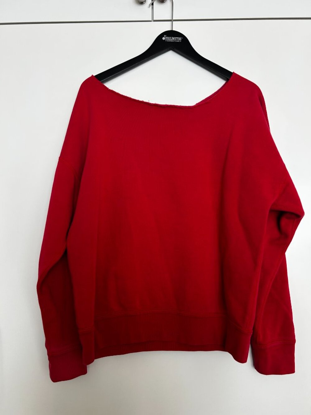 Isabel Marant Etoile, Mansel logo hoodie sweatshirt in red, size 38 *altered* - Picture 4 of 11